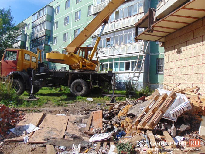 Кинешемцы напуганы ходом работ по реконструкции магазина на улице Маршала Василевского фото 5