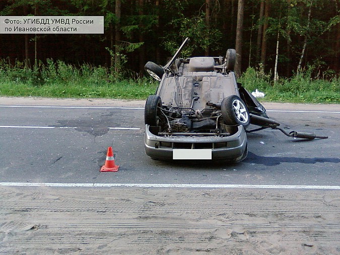 В Кинешемском районе перевернулась женщина на «ВАЗе» фото 2