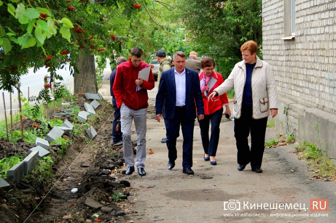 В Кинешме приступили к ремонту тротуаров и придомовых территорий фото 6