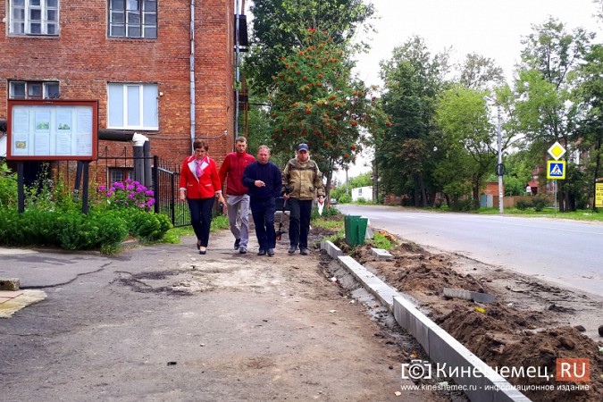 В Кинешме приступили к ремонту тротуаров и придомовых территорий фото 3