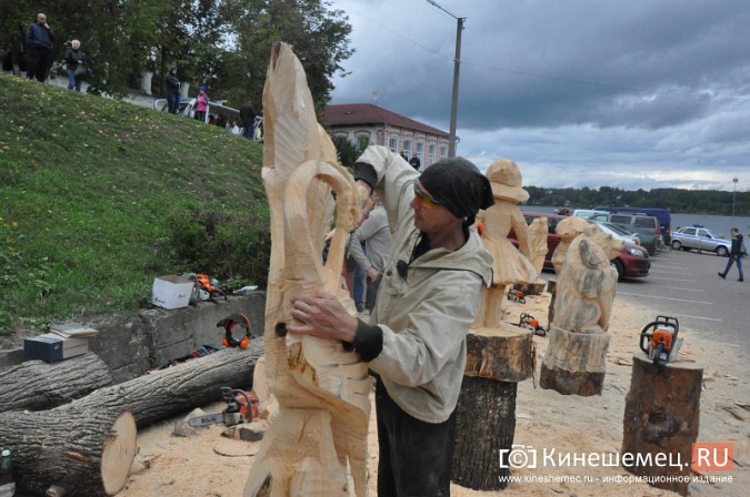 В Кинешме с успехом прошел мастер-класс скульпторов по дереву фото 16