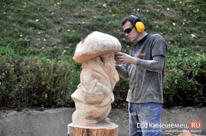 В Кинешме с успехом прошел мастер-класс скульпторов по дереву фото 19