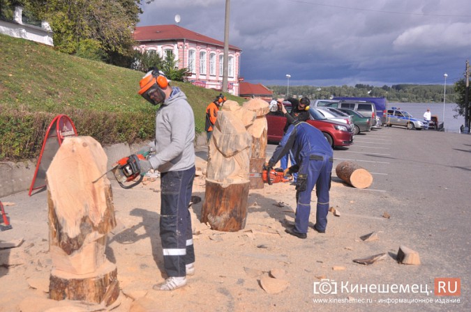 В Кинешме с успехом прошел мастер-класс скульпторов по дереву фото 10