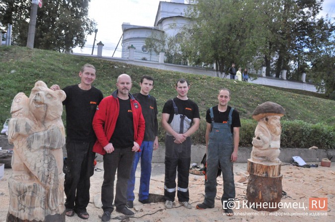 В Кинешме с успехом прошел мастер-класс скульпторов по дереву фото 2