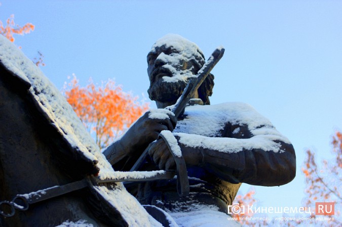 Кинешма похорошела вместе с первым снегом фото 5