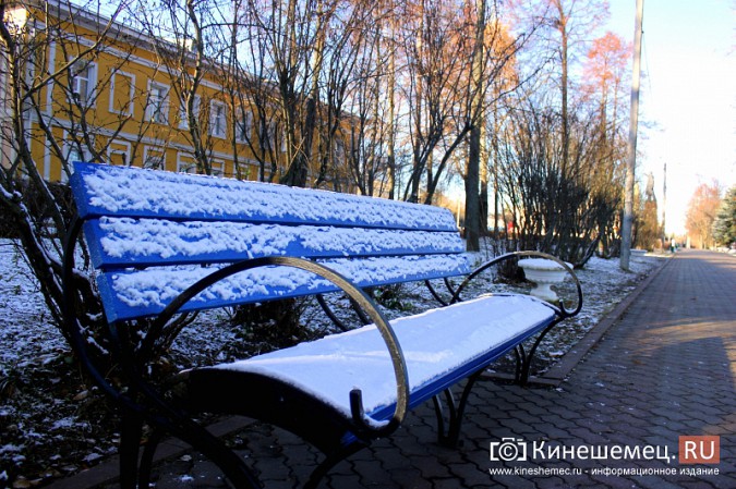 Кинешма похорошела вместе с первым снегом фото 12