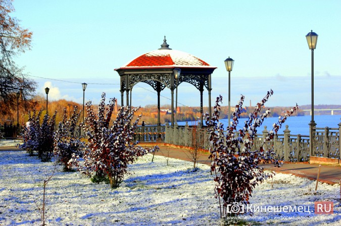 Кинешма похорошела вместе с первым снегом фото 19