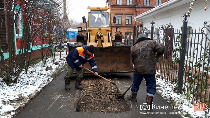 В Кинешме завершилась эпопея с восстановлением трех метров дороги к детскому саду фото 2