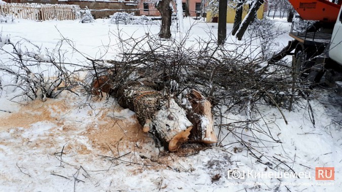 В Кинешме снегопад  повредил линии электропередач фото 6