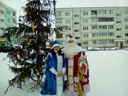Дед Мороз и Снегурочка в Кинешме фото 2