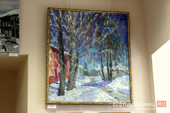 «Яркие краски холодной зимы» засияли в кинешемском художественном салоне фото 11