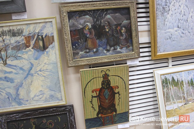 «Яркие краски холодной зимы» засияли в кинешемском художественном салоне фото 10
