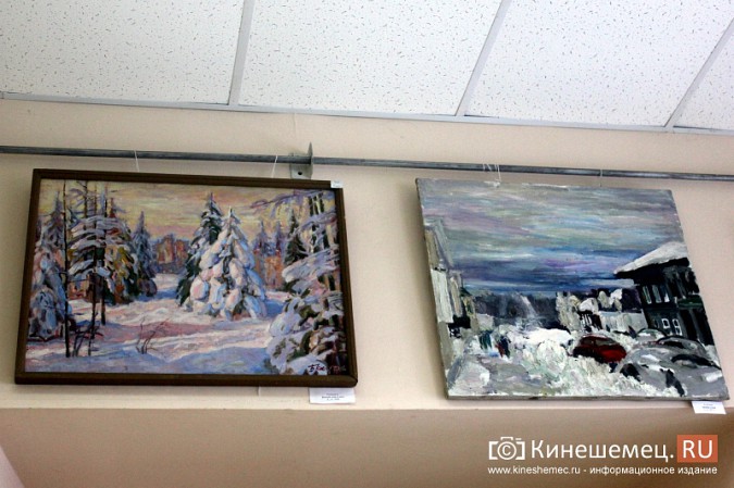 «Яркие краски холодной зимы» засияли в кинешемском художественном салоне фото 4