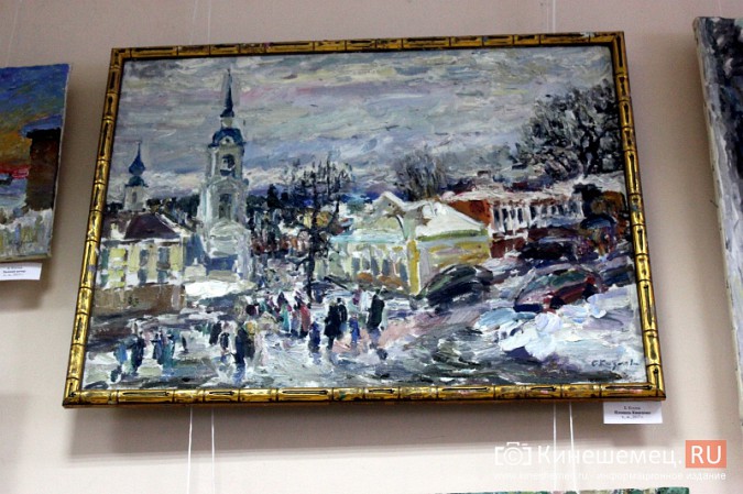 «Яркие краски холодной зимы» засияли в кинешемском художественном салоне фото 5