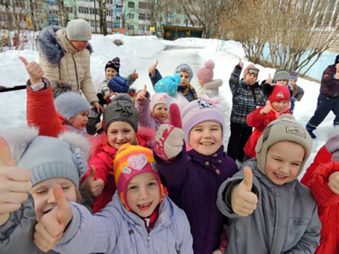 В кинешемском детском саду весело сожгли чучело Масленицы фото 12