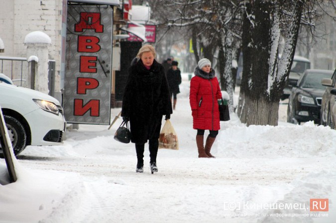 Кинешму засыпало снегом фото 3