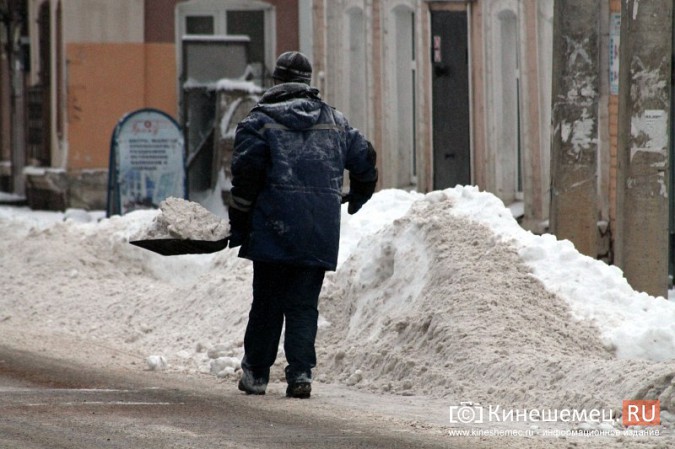 Кинешму засыпало снегом фото 5