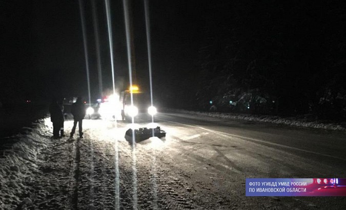 На темной трассе в Ивановской области насмерть сбит пешеход фото 2