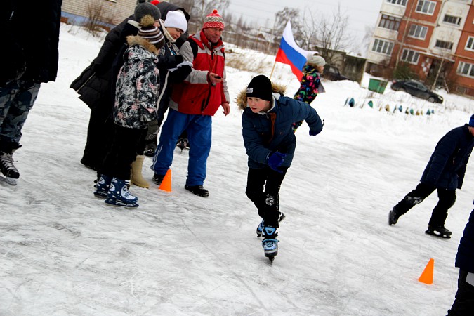 В Кинешме прошли соревнования по бегу на коньках фото 10