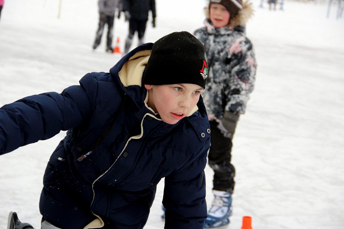 В Кинешме прошли соревнования по бегу на коньках фото 14