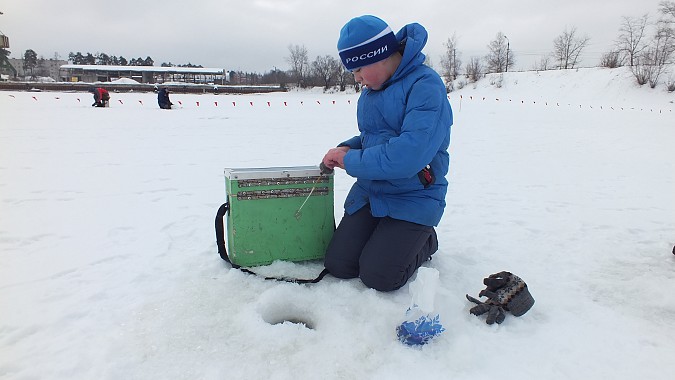 Толщина льда на Волге в районе Кинешмы достигла 15 сантиметров фото 2