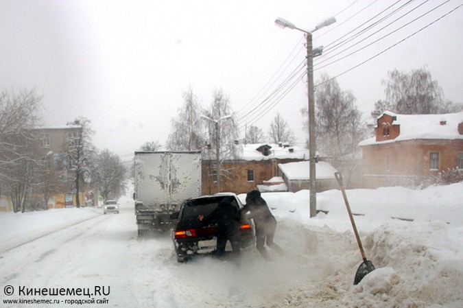 Кинешма в снегу фото 39