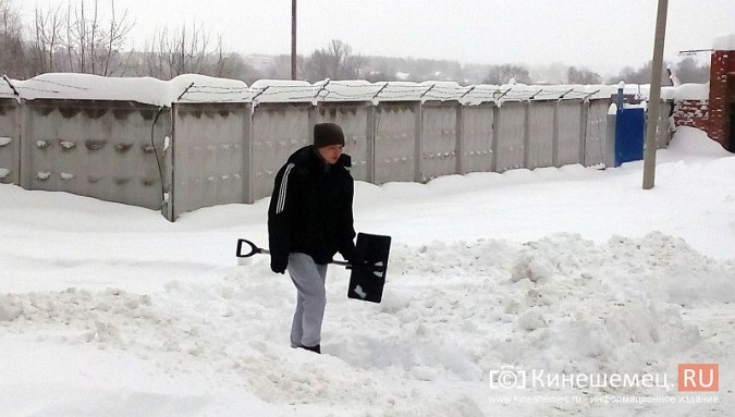 В Кинешме до конца дня планируется выход техники на уборку снега в частный сектор фото 6