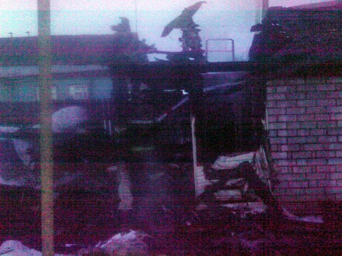 Пламя в Кинешме уничтожило баню фото 2