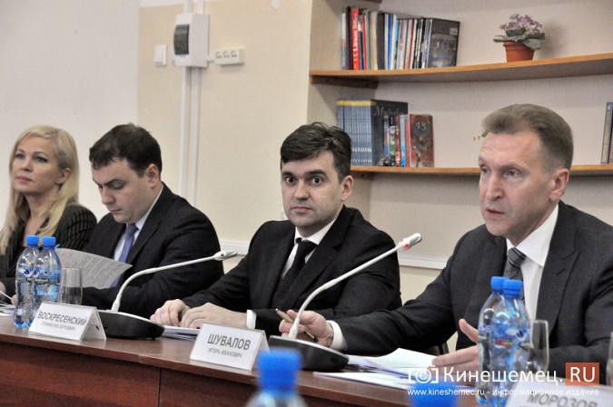 На вице-премьера Игоря Шувалова произвели впечатление Наволоки и резиденты будущего ТОСЭР фото 17
