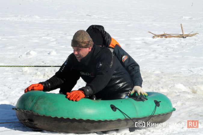 В Кинешме прошли учения по спасению людей на льду фото 35