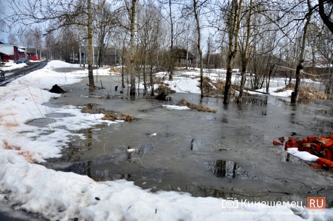 В Кинешме тонет частный сектор фото 7