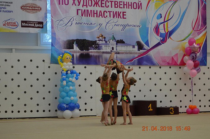 Кинешемские гимнастки успешно выступили на турнире «В гостях у Снегурочки» фото 3