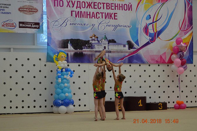 Кинешемские гимнастки успешно выступили на турнире «В гостях у Снегурочки» фото 2