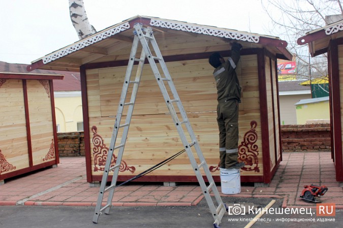 В Кинешме установили ярмарочные домики фото 8