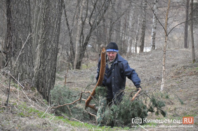 На уборку парка в Кинешме вышли коллективы спортивных школ фото 7