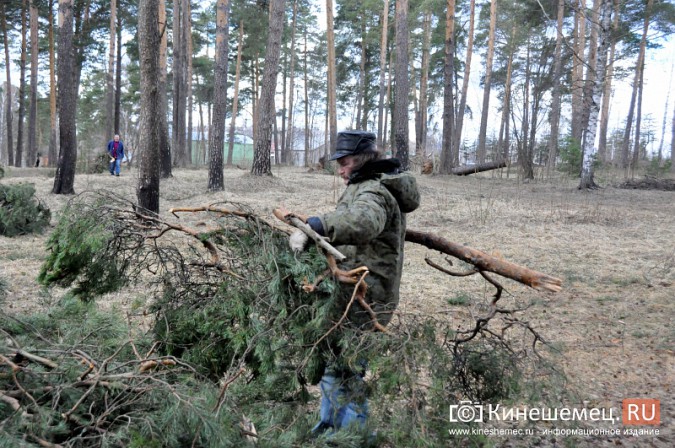На уборку парка в Кинешме вышли коллективы спортивных школ фото 10