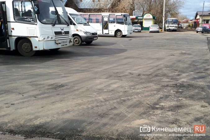 В Кинешме начали ремонтировать площадку у автовокзала фото 7
