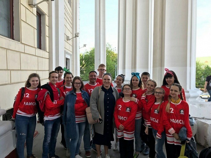 Кинешемские школьники побывали на съемках Высшей лиги КВН фото 5