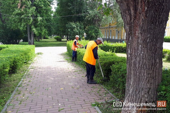 В преддверии Дня города в Кинешме приводят в порядок Волжский бульвар фото 2