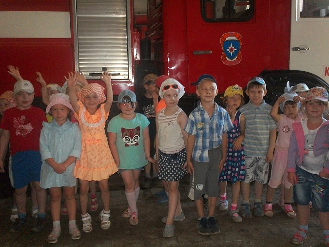 Кинешемские дошколята познакомились с профессией пожарного фото 2