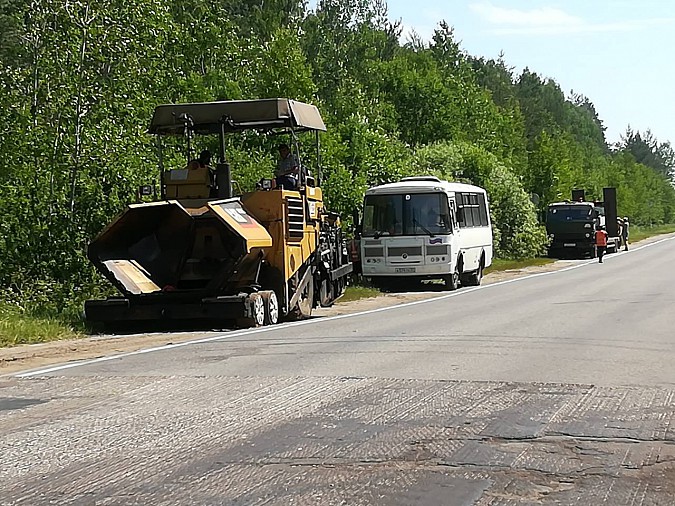 Вновь возобновлен ремонт дороги Кинешма-Наволоки фото 4