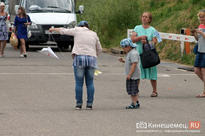 В День города в Кинешме прошел фестиваль воздушных змеев фото 62