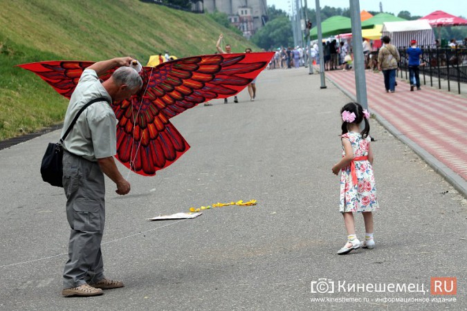 В День города в Кинешме прошел фестиваль воздушных змеев фото 71