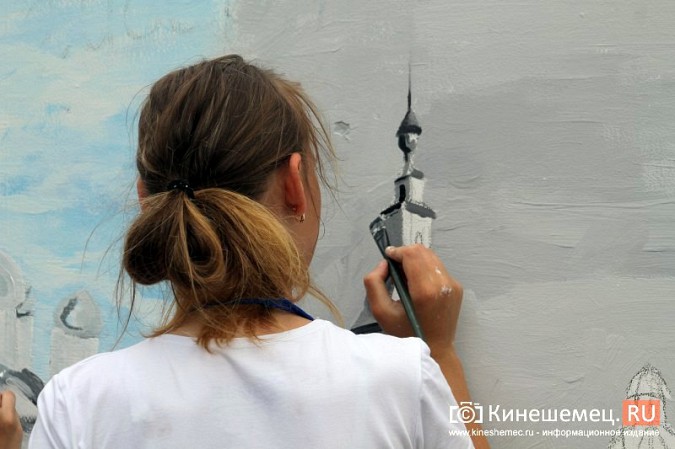 В Кинешме уличные художники разукрасили улицу Плесскую фото 59