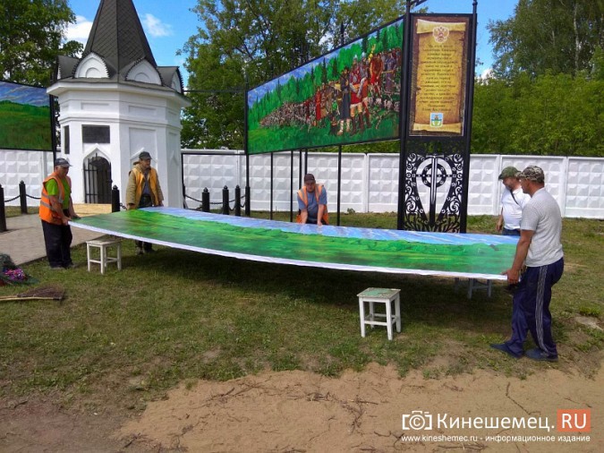 Создатели героической диорамы в Кинешме забыли поблагодарить УГХ фото 2