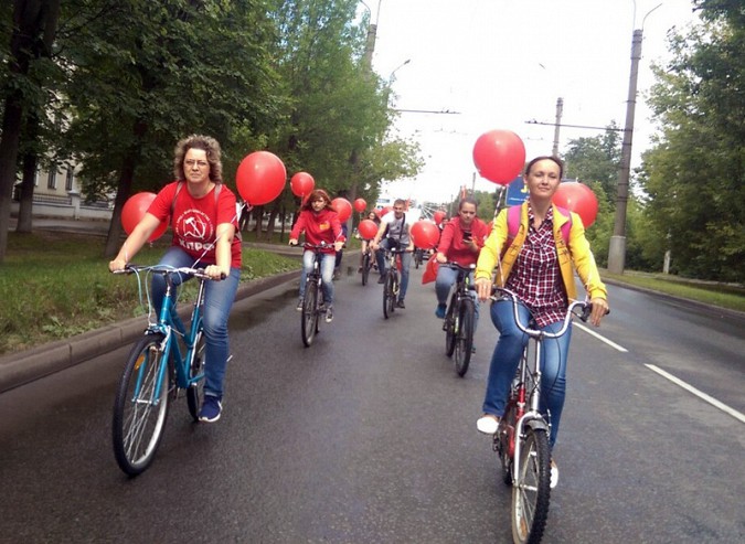 Велопробег против пенсионной реформы провели в Ивановской области фото 2