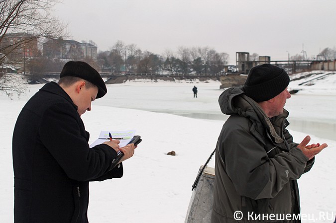 В Кинешме началась охота за любителями зимней рыбалки фото 9