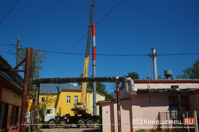 Котельной в историческом центре Кинешмы вернули трубу фото 2
