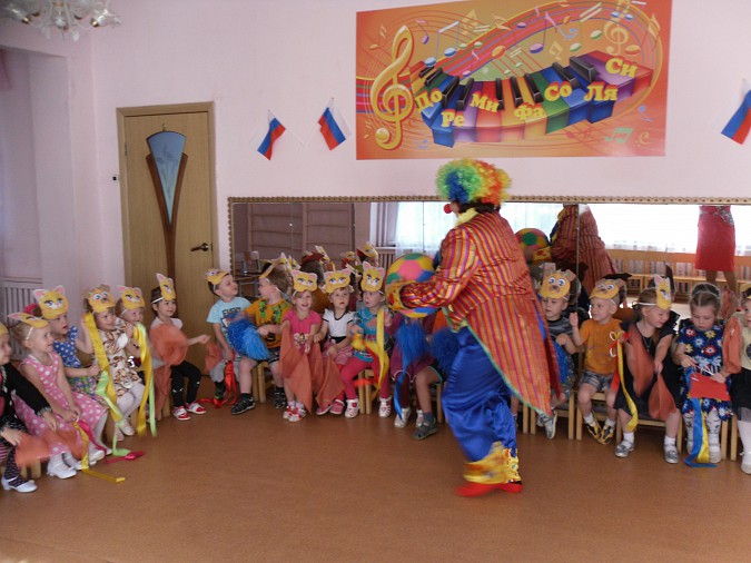 Детсадовцев Кинешмы повеселил клоун Бим фото 2