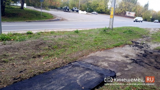 После публикации Кинешемец.RU власти отремонтировали тротуар у парка фото 7